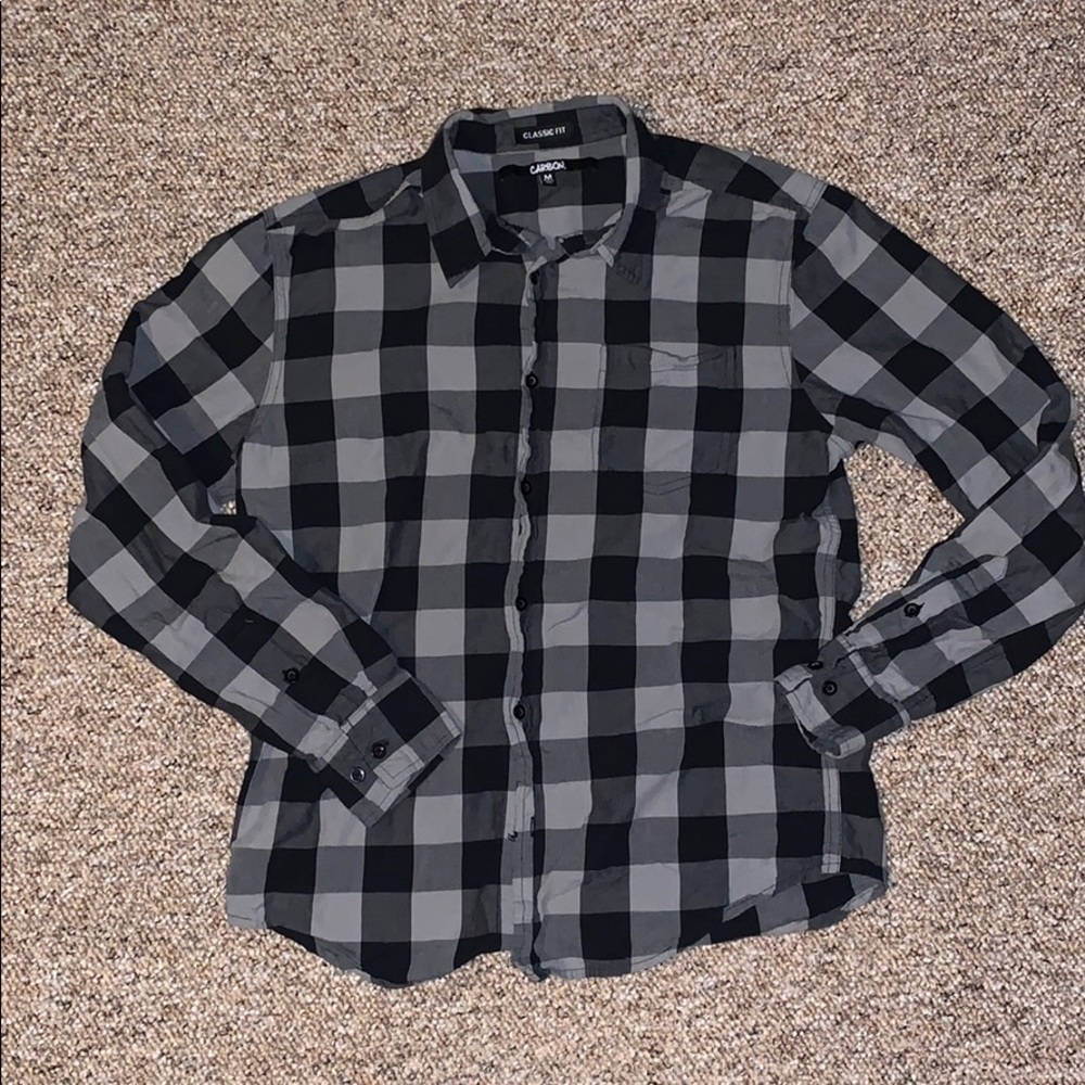 Carbon Brand Button Up Shirt